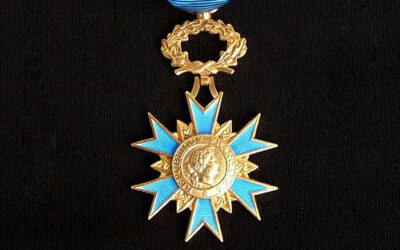 Annie Majos decorated as Knight of the National Order of Merit